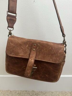 ONA The Bowery- Antique Cognac Leather Camera Bag - Handcrafted Premium Leather