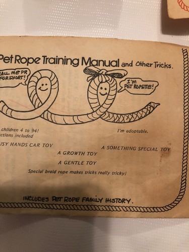 Nut And Bolt Puzzle Genius Pet Rope Vintage Toys