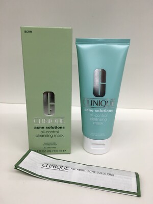 Clinique Acne Solutions Oil-Control Cleansing Mask  3.4oz BRAND NEW IN BOX 