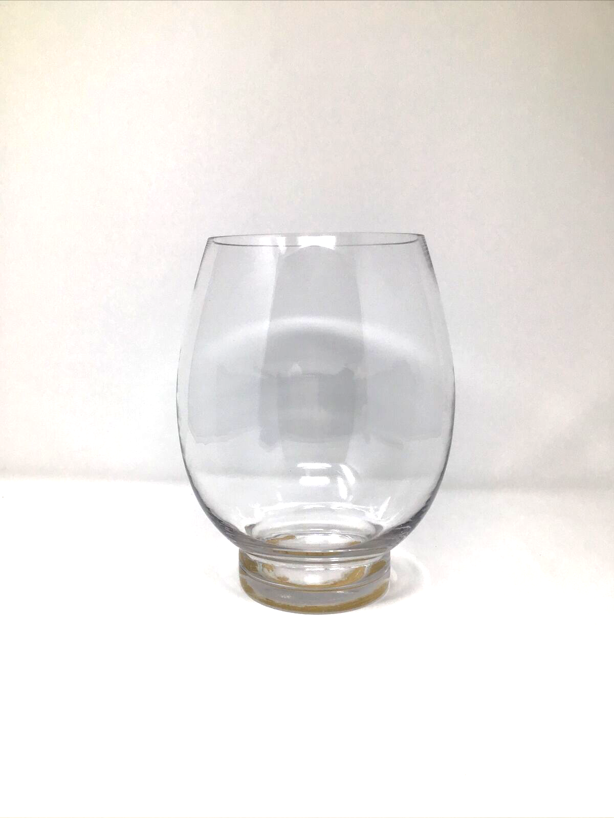 Glass Round Terrarium Fish Bowl Flower Vase 9” Tall x 5” Opening Holds 1 Gal