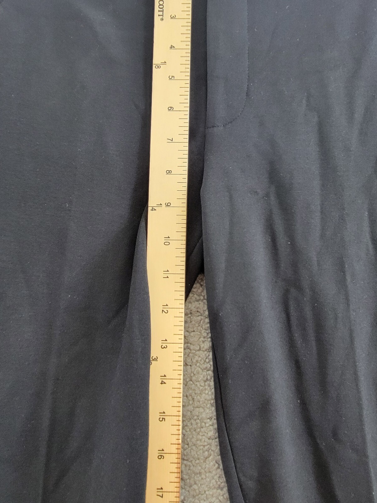 Lauren Ralph Lauren Ponte Straight Leg Ankle Pants Women's XS Black Zip Hook&Bar - Picture 8 of 18