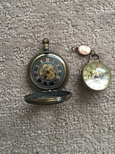 Wonderful CAIFU Bronze Crystal Ball Mechanical Watch Pendant