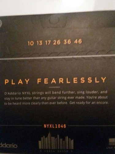 D'Addario Electric guitar strings