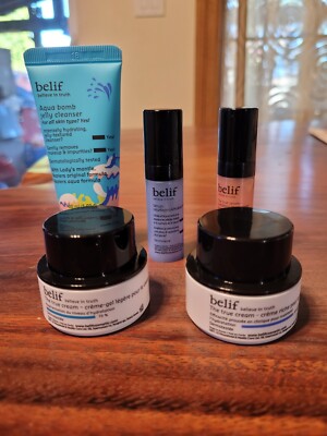  Belif Dive Into Moisture On the Go Travel Kit Five Travel Sizes in Cute Bag