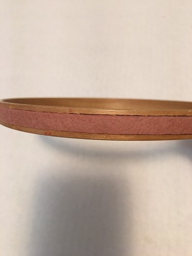 Vintage DUCHESS Felt Cushion 6 Inch Round Wood Embroidery Hoop Pat'd