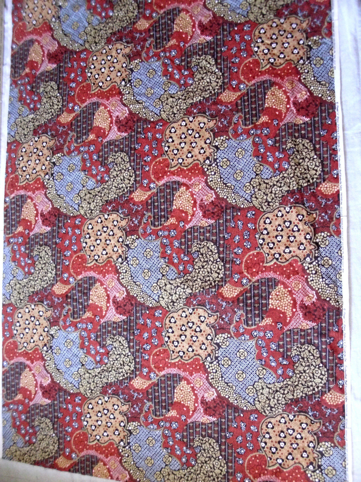 Vintage 70s Design Fabric House & Home Fabrics & Draperies 67