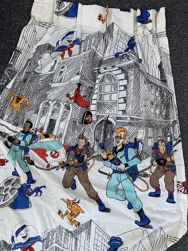 Vintage Stevens 1980s Ghostbusters Curtain 1986