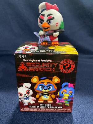 Funko Mystery Minis Five Nights at Freddy's Glamrock chica Security Breach 1/6