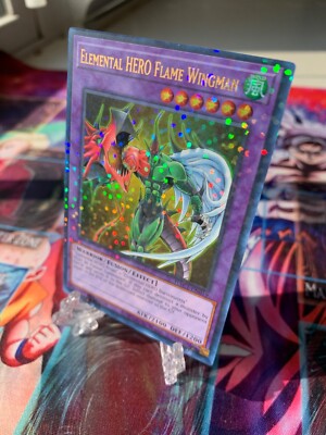 Yugioh x1 Elemental HERO Flame Wingman Duel Terminal Ultra Rare HAC1-EN019 (NM!)