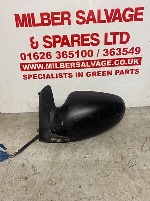 VOLKSWAGEN SHARAN 1997 N/S PASSENGER SIDE ELECTRIC DOOR MIRROR BLACK