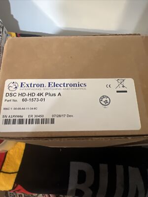 Extron DSC HD-HD 4K PLUS A 18Ghz HDMI 2.0 4K/60 4:4:4 Scaler Part 60-1573-01