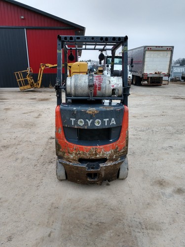 NICE! 2008 TOYOTA 4000 LB LPG FORKLIFT 4,000 LB 7FGCU20 SIDE SHIFT