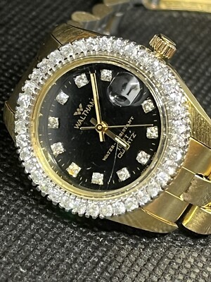 Waltham WCZ 102 012 Crystal Women's 100 FT Water Resistant Analog Watch