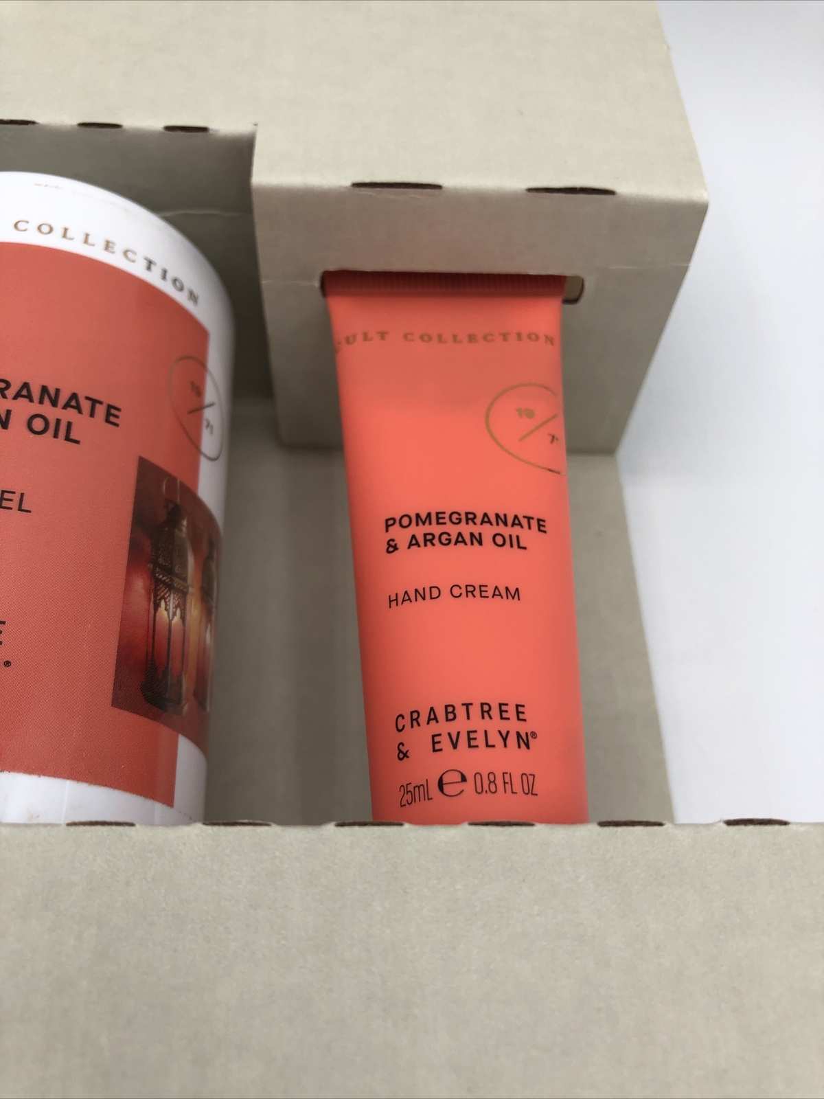 Crabtree & Evelyn Pomegranate & Argan Oil Shower Gel Hand Cream Gift Set NEW
