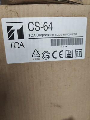 TOA CS-64 Wide Range 70V outdoor Speakers / paging speakers  (Brand New)
