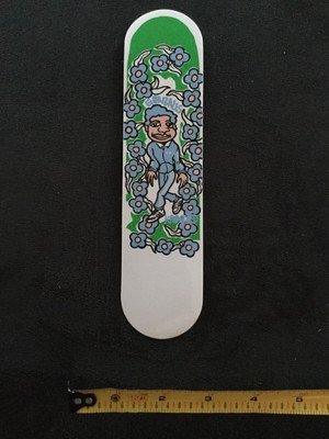 4.5/" Vision Mark Gonzales vinyl sticker Vintage style skateboard ad decal.