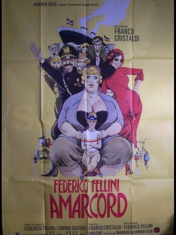 Amarcord - Affiche CinÃ©Ma 120x160 PliÃ©E Cac0156