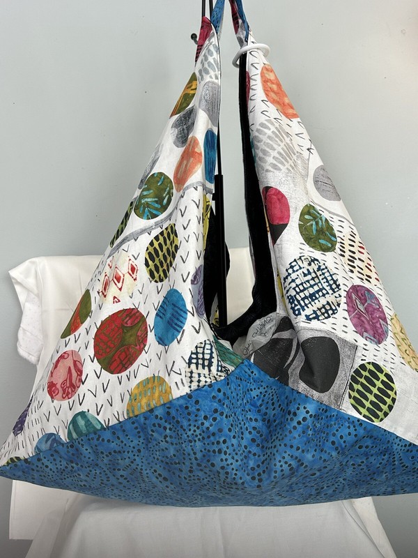 Slouchy Boho Shoulder Bag Weekender Overnighter Bright Colored Tote Lined