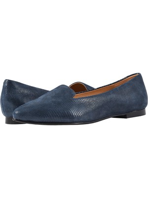 

Женские кожаные балетки TROTTERS темно-синие Lizzard Harlowe без шнуровки, размер 6 м, Navy, T1707115-1