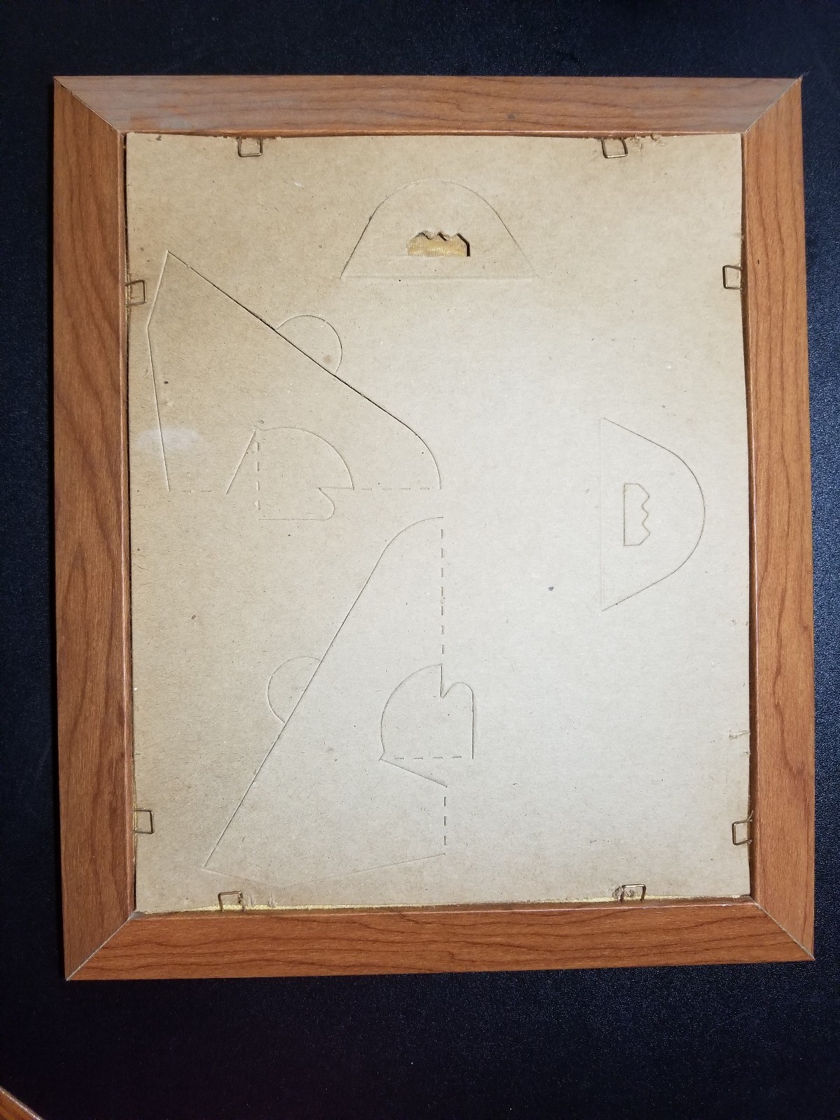 VTG FRAMED WOOD STOVE FLOWER FRUIT HAND STITCHED EMBROIDERY NEEDLEPOINT PICTURE