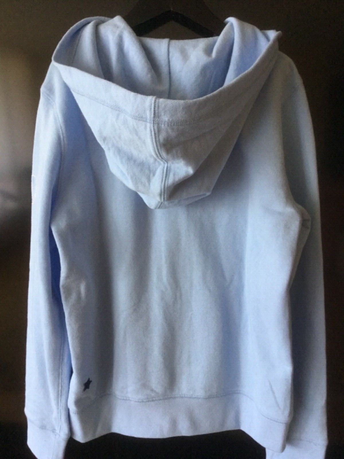 Ralph Lauren girls blue cotton blend fleece hoodie NWT$ 64.99 Sz M (8-10)