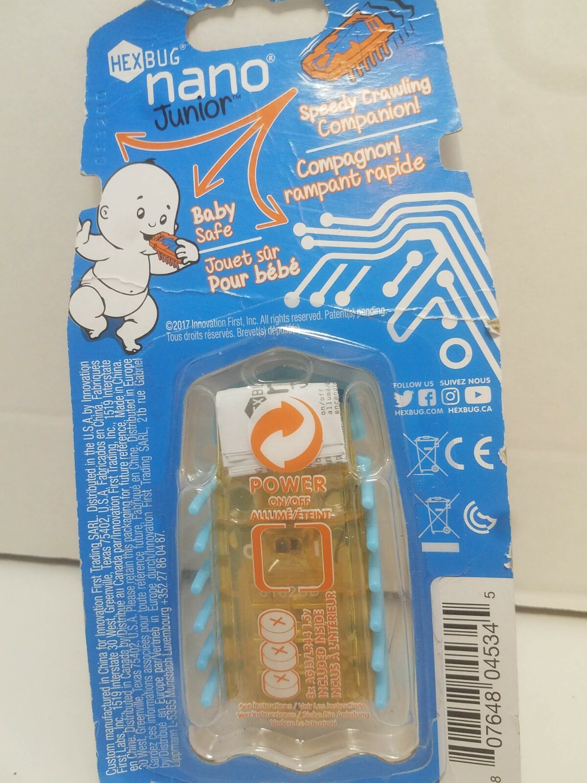 Hex Bug 412-4534 Hexbug Nano Junior Orange.