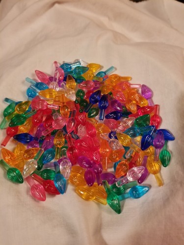 144 Assorted Small Mini Globe Pin lights For Ceramic Christmas Tree Bulb Lights