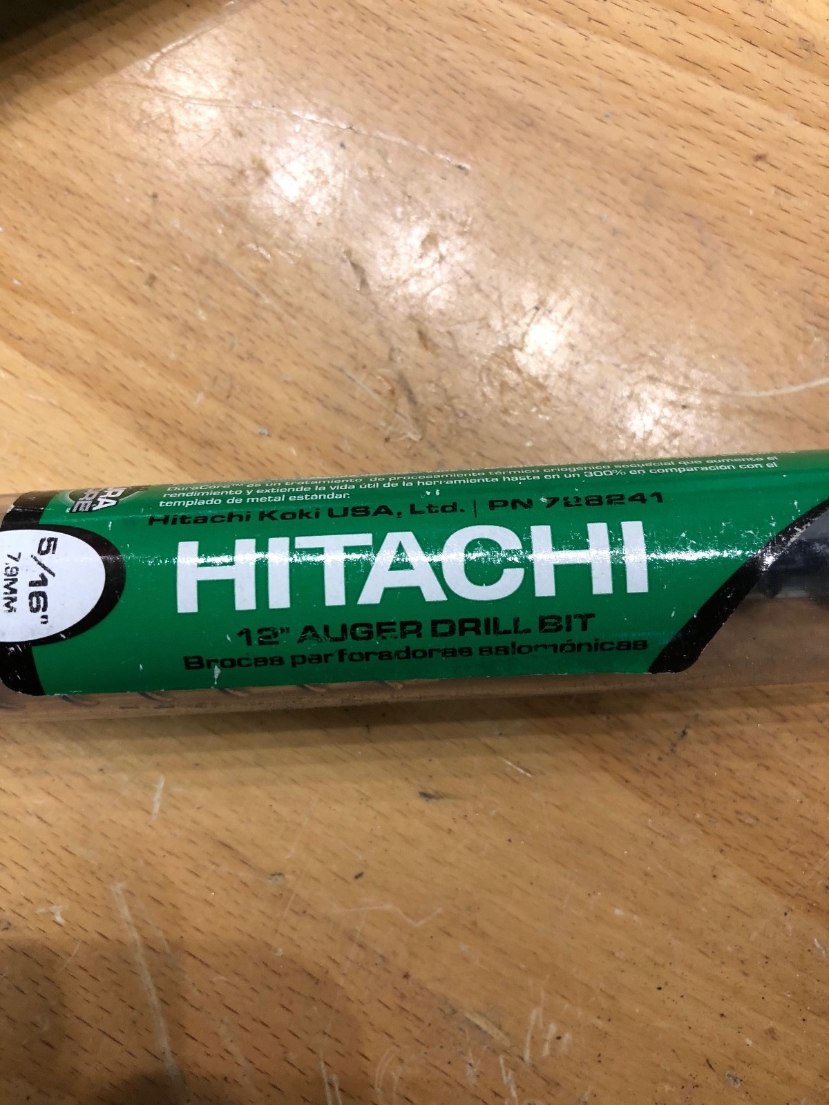 Hitachi 728241 5/16-inch x12-inch Auger Drill Bit