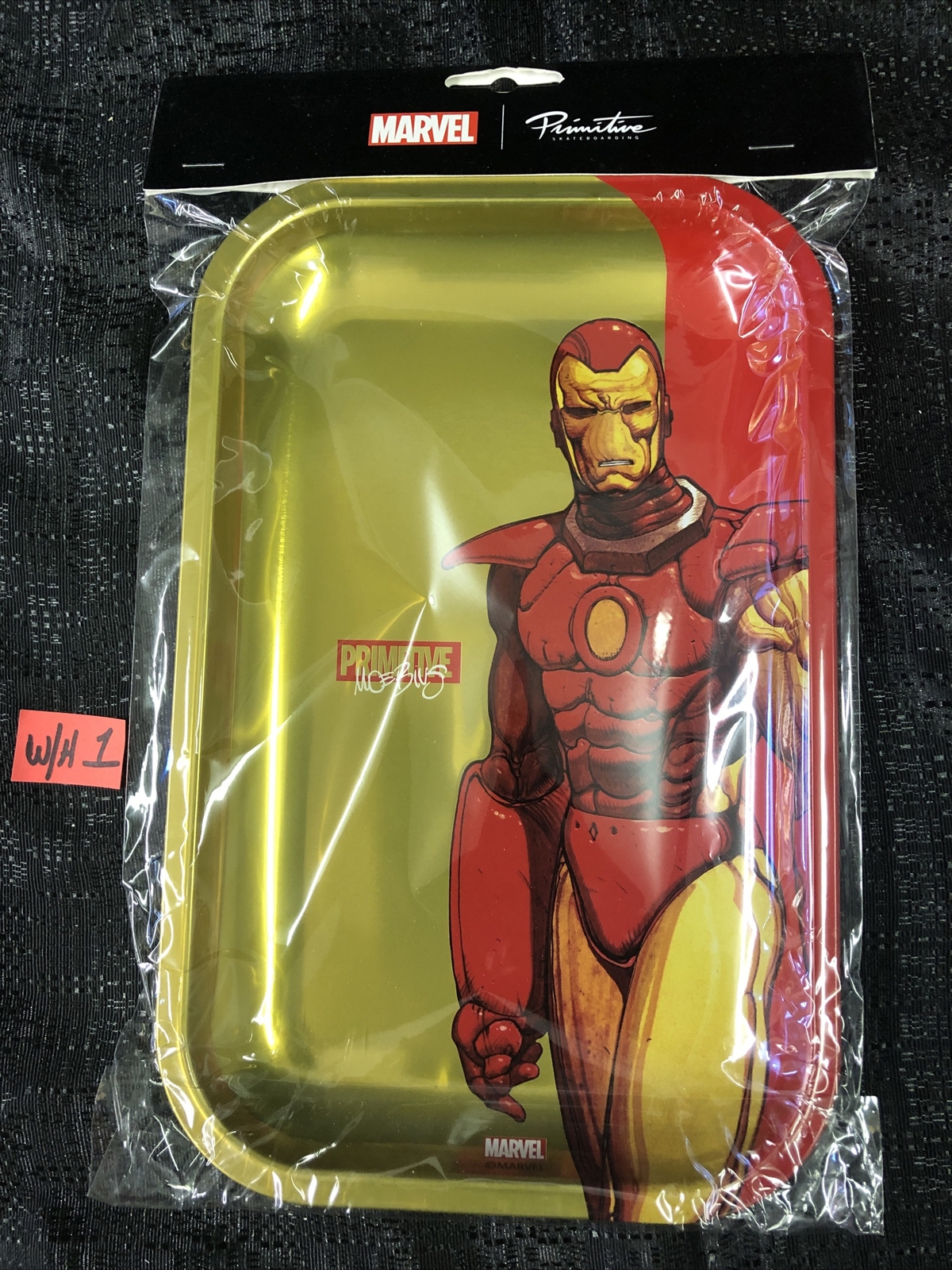 Primitive Skateboards x Marvel x Moebius Art Iron Man PROD Rolling Tray