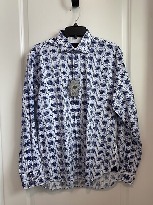 NWT Visconti Back Button Down Shirt MEDIUM
