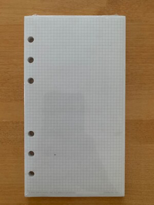 NEW | Day Runner Blank Grey Grid Pages | 3.75'' x 6.75'' |  *7 PADS TOTAL*