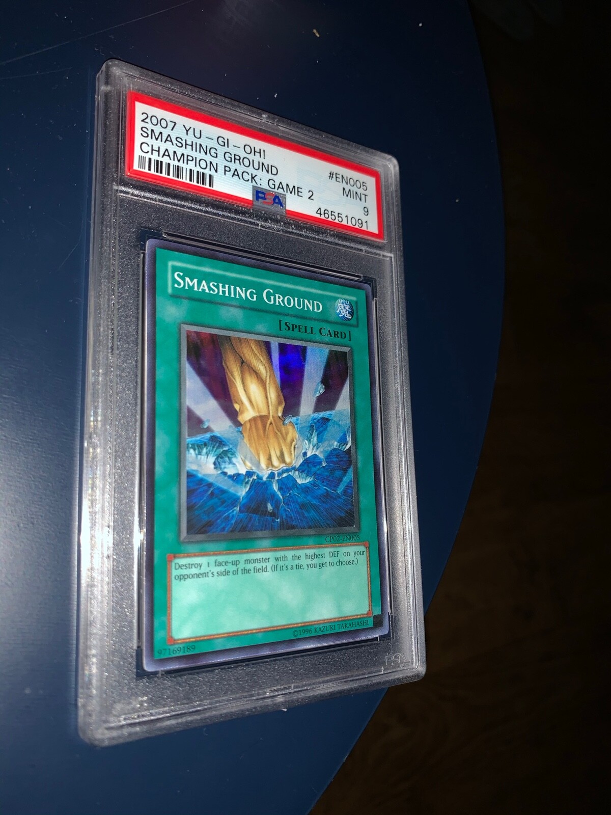 遊戯王 地砕き 英語版 CP02-EN005 31587 YUGIOH CHAMPION PACK CP02-EN005 SMASHING GROUND SUPER RARE