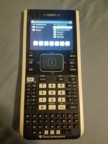 Texas Instruments TI-Nspire CX Color Graphing Calculator NS3CX Black White