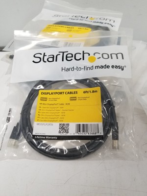 LOT 7! StarTech.com 6ft (1.8m) DisplayPort to DVI Cable - 1080p Video #C48