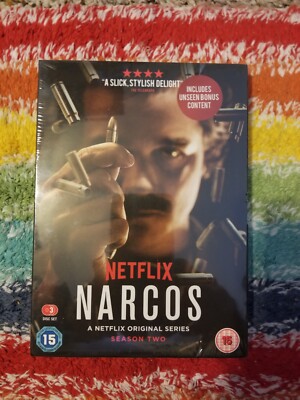Narcos: Season 2 (UK IMPORT) [DVD][Region B/2] NEW