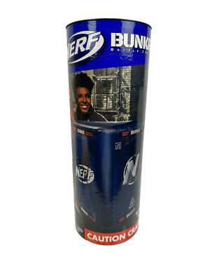 Nerf Bunkr Battle Zones Inflatable Obstacle Caution Crate  22'' x 21'' x 28'' NEW