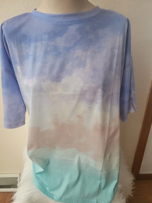 SIZE 3XL UNBRANDED Multi Colored Short Sleeve Shirt INVPV1329