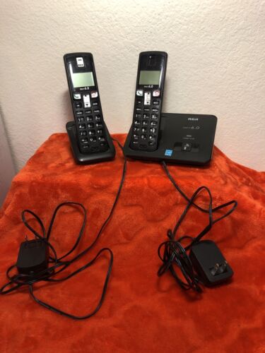 RCA DECT 6.0 Cordless Phone With 2 Handsets U1