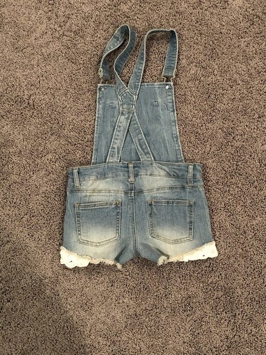 Cherokee Girls Denim Shorts Summer Overalls Size M