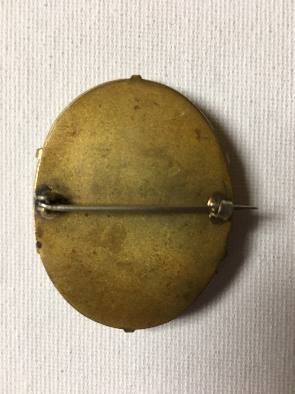 Antique Vintage Handpainted Porcelain Victorian Brooch Pin Lot Of 2  Estate