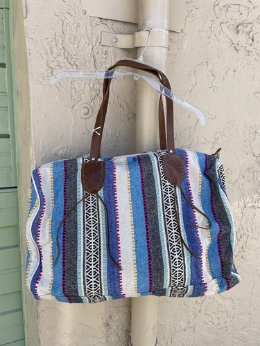 Anthropologie トートバック Z&L Anthropologie Multicolor Tote Handbag Travel Beach