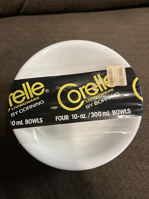 Set Of 4 NEW Corelle Winter Frost White Berry Fruit Dessert Bowls 5-3/8'' RARE