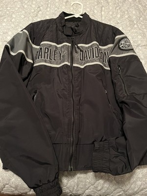 harley davidson nylon bomber jacket