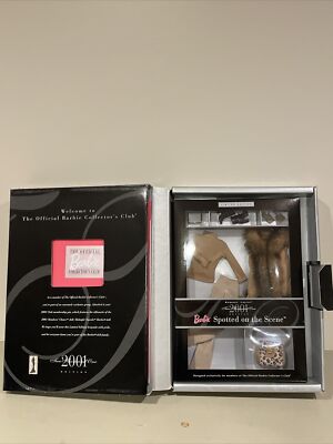 Mattel 2001 Barbie Spotted on the Scene Fashion Barbie Club Exclusive NRFB 