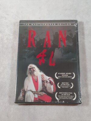 NEW** Ran (DVD, Masterworks Edition Digitally Restored) Akira Kurosawa
