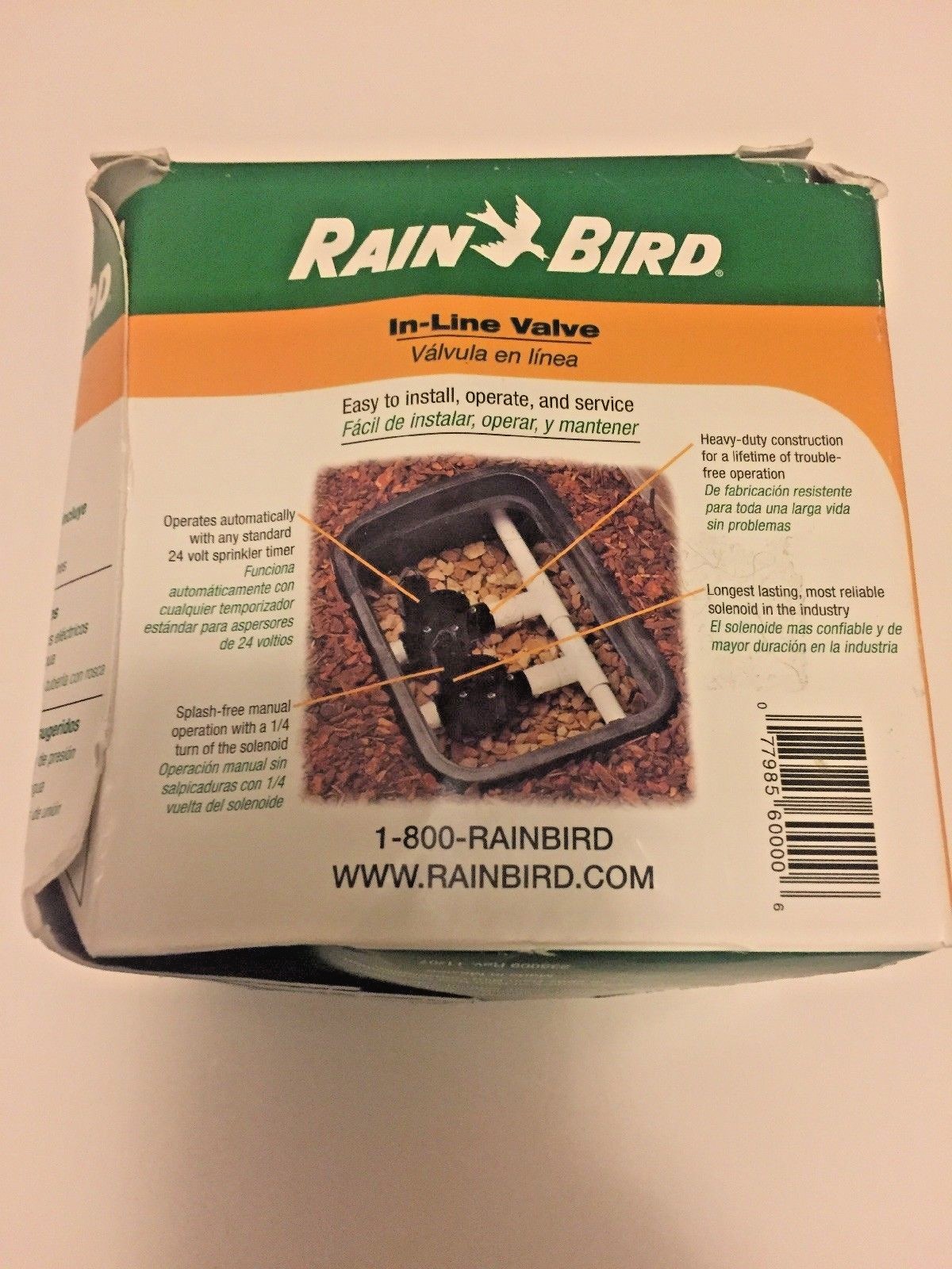 Rainbird In-Line Valve 3/4