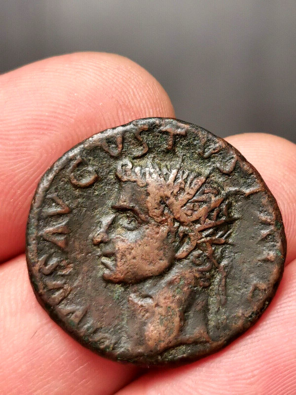 Auguste,As , Rome 31-37 ( Provident  S/C) ! 8,77g
