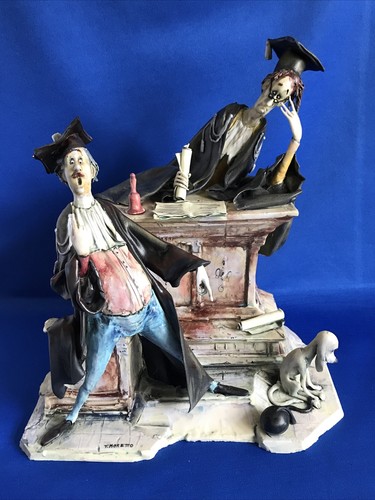 希少！Lo Scricciolo イタリア製 T.Moretto 磁器人形歯医者