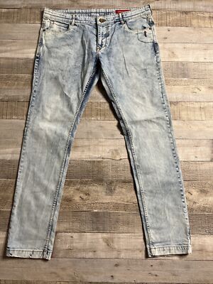 DSquared2 Skinny Jeans Mens 36x32 Stonewash Stretch