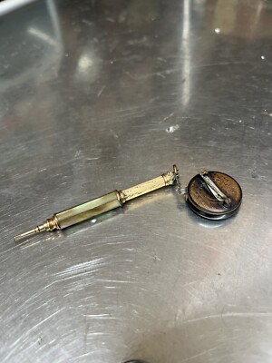Vintage Victorian Pearl Telescopic Retractable Pencil